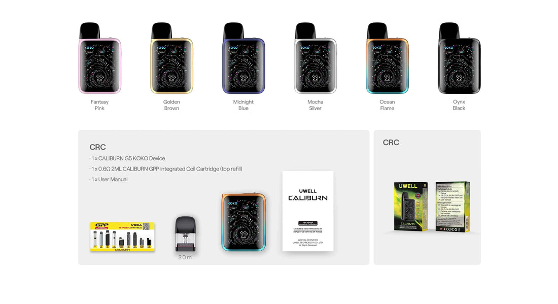 Caliburn G5 KOKO Pod Kit - Uwell